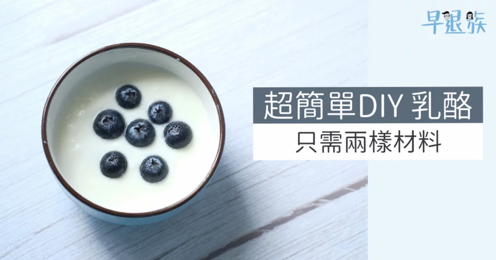 【小資族省錢攻略】DIY 乳酪原來這麼簡單，只需兩樣材料！